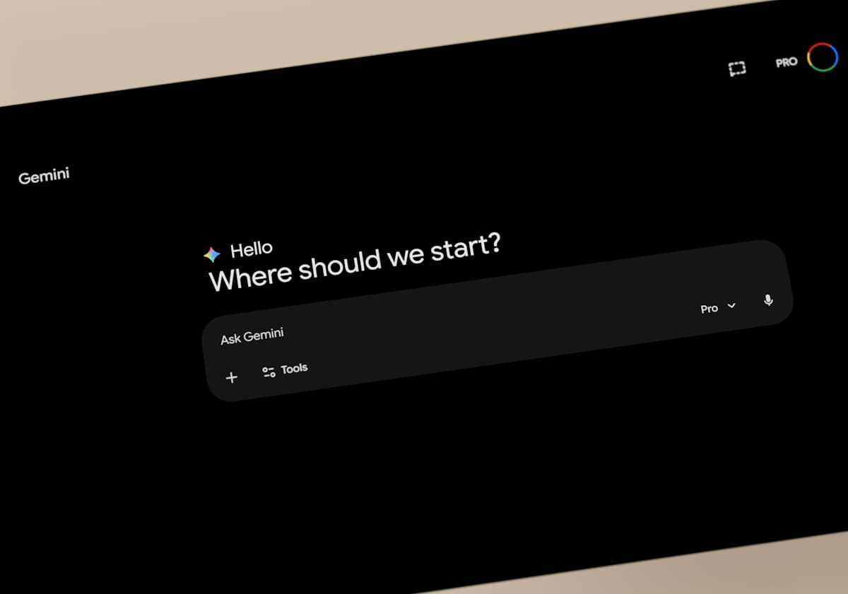 Gemini AI chatbot interface asking 'where should we start' — AI citing and recommending businesses
